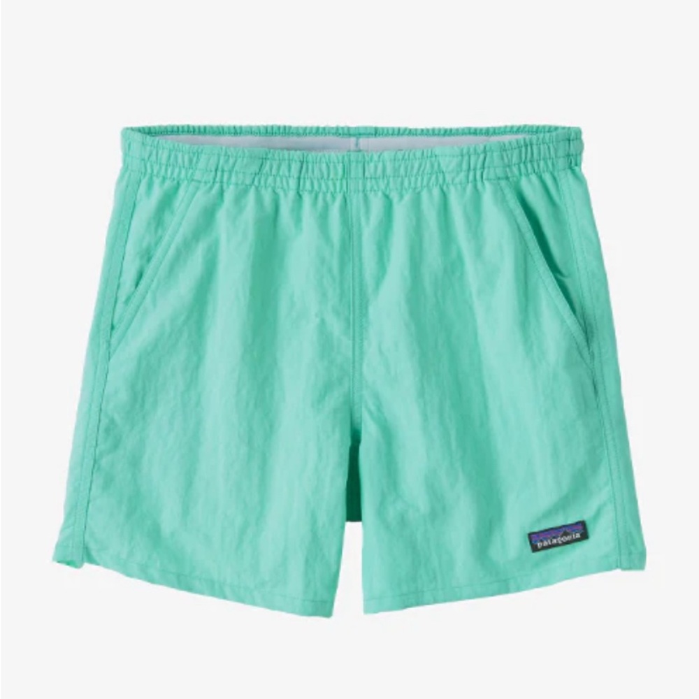 Patagonia Women’s Baggies Shorts, 5 in, Teal Green, S